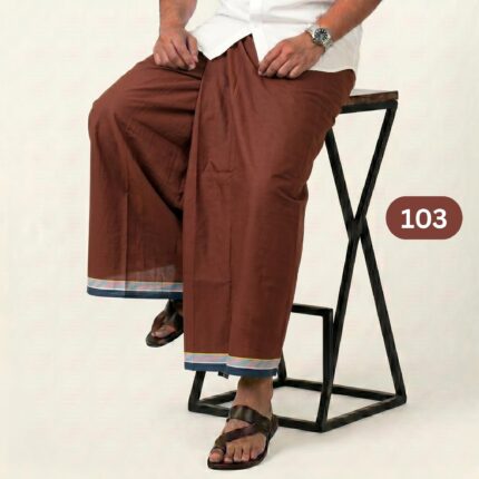 5.5 Hand Solid Color Lungi 103