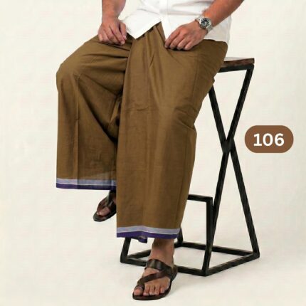 5.5 Hand Solid Color Lungi 106
