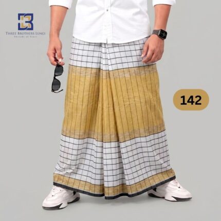 Premium White Lungi 142