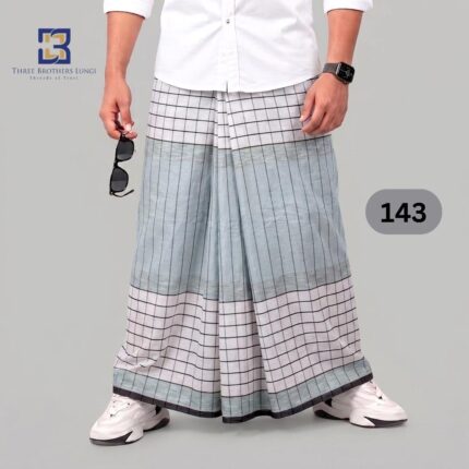 Premium White Lungi 143