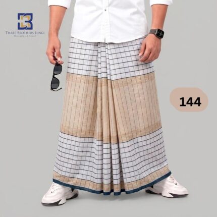 Premium White Lungi 144
