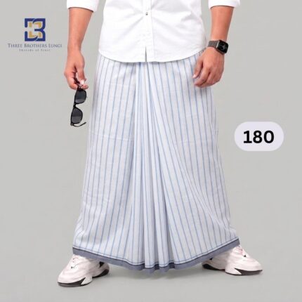 Premium White Lungi 180