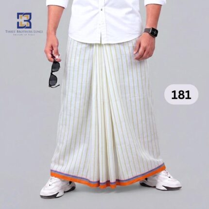 Premium White Lungi 181