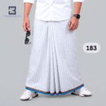 Premium White Lungi 183