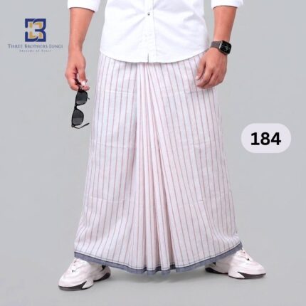 Premium White Lungi 184