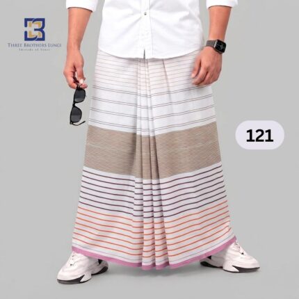 Premium White Lungi 121