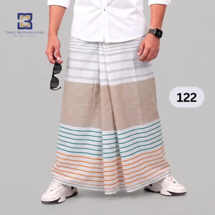 Premium White Lungi 122