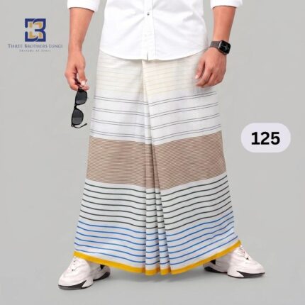 Premium White Lungi 125