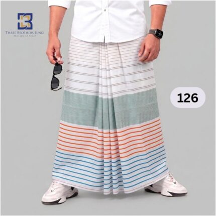 Premium White Lungi 126