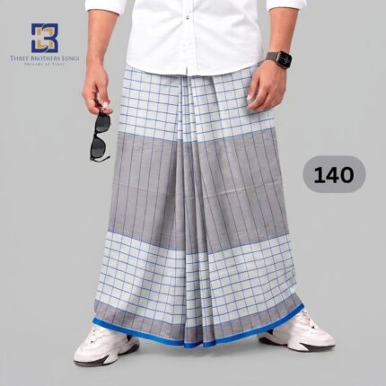 Premium White Lungi 140