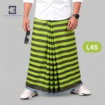 Soft Cotton Plain Check Lungi L45