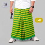 Soft Cotton Plain Check Lungi L47