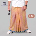 Soft Cotton Plain Check Lungi L54