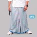 Soft Cotton Plain Check Lungi L59