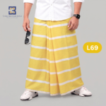 Soft Cotton Plain Check Lungi L69