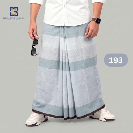 Premium White Lungi 193