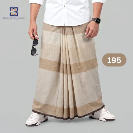 Premium White Lungi 195